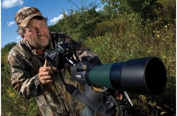 Image of Alpen Rainier 20-60x80 HD ED Glass Spotting Scope, Green+Black, Angled Eyepiece 853ED