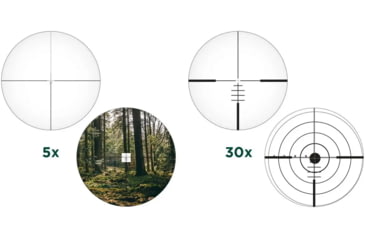 Image of Alpen XP 5-30X56mm 34mm Tube Rifle Scope, First Focal Plane, MilDot Reticle, Black, 1212951