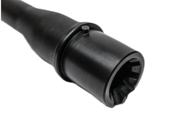 Image of Alpha Shooting Sports 5.56x45mm NATO, 16in, Carbine Hybrid Barrel, Contour Profile, 1-8 Twist, 1/2x28 Thread, Nitride Black, ALP16556CAR8HYBNIT