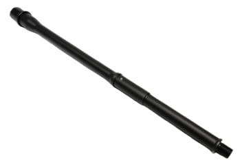 Image of Alpha Shooting Sports 5.56x45mm NATO, 16in, Mid Hybrid Barrel, Contour Profile, 1-8 Twist, 1/2x28 Thread, Nitride Black, ALP16556MID8HYBNIT