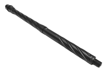 Image of Alpha Shooting Sports 5.56x45mm NATO, 16in, Mid Spiral Fluted Barrel, Contour Profile, 1-8 Twist, 1/2x28 Thread, Nitride Black, ALP16NIT556SFEXTNIT