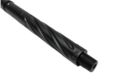 Image of Alpha Shooting Sports 5.56x45mm NATO, 16in, Mid Spiral Fluted Barrel, Contour Profile, 1-8 Twist, 1/2x28 Thread, Nitride Black, ALP16NIT556SFEXTNIT