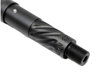 Image of Alpha Shooting Sports 5.56x45mm NATO, 7.5in, Fluted Pistol Barrel, 1-8 Twist, 1/2x28 Thread, Nitride Black, ALP75556FNIT