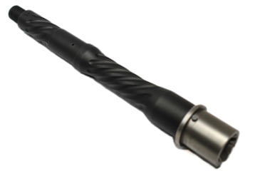 Image of Alpha Shooting Sports 5.56x45mm NATO, 7.5in, Fluted Pistol Barrel, 1-8 Twist, 1/2x28 Thread, Nitride Black, ALP75556FNIT