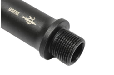 Image of Alpha Shooting Sports 9mm, 5in, Nitride Pistol Barrel 1/2x28 Thread, Nitride Black, 459MMMPNIT28