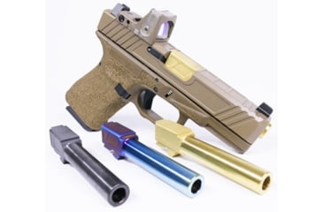 Image of Alpha Shooting Sports ALPHA G19 9MM Match Grade Barrel, Blue, 4in ALPG199MMBLUE