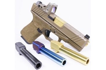 Image of Alpha Shooting Sports ALPHA G19 9MM Match Grade Barrel, Dark Grey, 4in ALPG199MMDLC