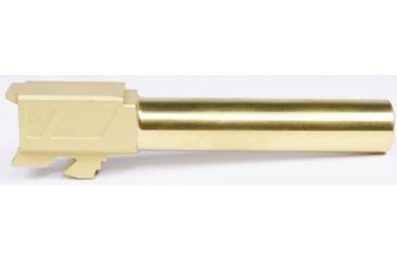 Image of Alpha Shooting Sports ALPHA G19 9MM Match Grade Barrel, Gold, 4in ALPG199MMTIN