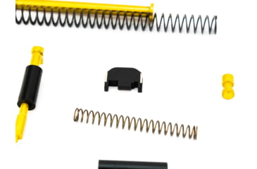 Image of Alpha Shooting Sports ALPHA TiN G17 Super Duty 9mm Slide Completion Kit w/ TiN Guide Rod, TiN, ALPTiNG17SDSCK