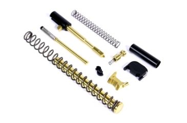 Image of Alpha Shooting Sports ALPHA TiN G19 Super Duty 9mm Slide Completion Kit w/ TiN Guide Rod, TiN ALPTiNG19SDSCK