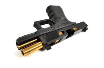 Image of Alpha Shooting Sports ALPHA V5 Glock 19 Gen 3 Executive Carry Slide, Nitride, Black, G19EXECV53GNIT