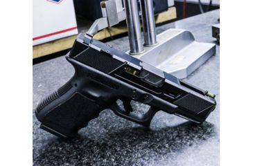 Image of Alpha Shooting Sports ALPHA V5 Glock 19 Gen 3 Executive Carry Slide, Nitride, Black, G19EXECV53GNIT