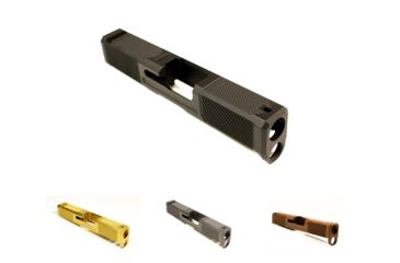 Image of Alpha Shooting Sports ALPHA V5.2 G43 Slide - Nitride, Black, Gold, Grey, Rose Gold