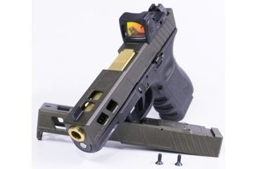 Image of Alpha Shooting Sports G19 Marksman V4 Slide G19 Gen3 w/ RMR Cut, Matte Stainless G19 Marksman V4