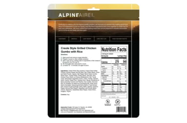 Image of Katadyn Alpine Aire Foods Foods Creole Grilled Chicken Gumbo w/Rice, 60355