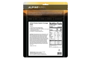 Image of Katadyn Alpine Aire Foods Foods Grilled Chickens Quattro Formaggi Pasta, 60340