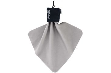 Image of Alpine Innovations Spudz Pro Microfiber Cloth Lens Cleaner, w/Sudz cleaning spray, Black SPROFD20-S-G10