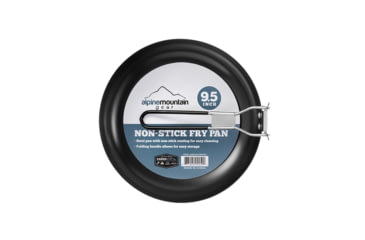 Image of Alpine Mountain Gear 9.5in Non-Stick Fry Pan, Black, AMG9.5-FRYPN