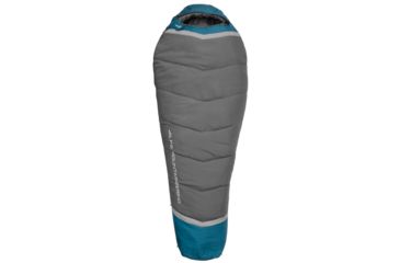 Image of ALPS Mountaineering Blaze 0 Sleeping Bag, Regular, Blue Coral/Coal, 32in x 80in, 4551433