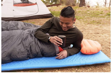 Image of ALPS Mountaineering Flexcore Air Pad Long, blue, 25 In x 77 In x 2 In, 7251004