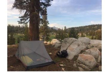 Image of ALPS Mountaineering Hex 2-Person Tent, Charcoal/Red, 5200042