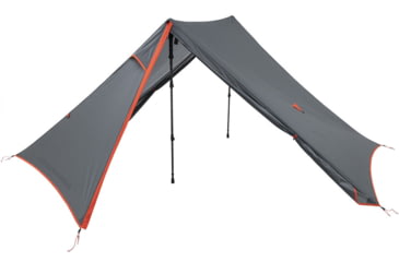 Image of ALPS Mountaineering Hex 2-Person Tent, Charcoal/Red, 5200042