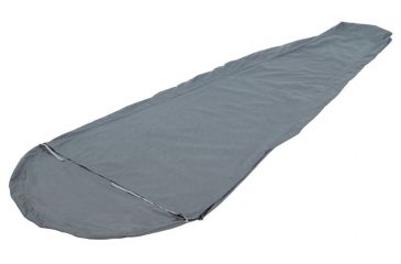 Image of ALPS Mountaineering Mummy Sleeping Bag Liner-Grey-Polycotton