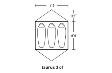 Image of ALPS Mountaineering Taurus 3-Person Outfitter Tent, Tan/Green, 5322915