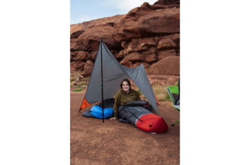 Image of ALPS Mountaineering Ultra-Light Tarp Shelter, Charcoal/Red, 5970018