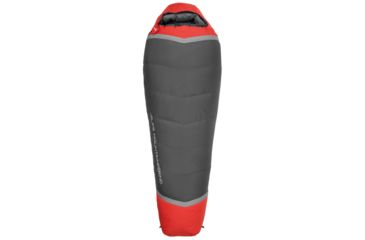 Image of ALPS Mountaineering Zenith 0 Sleeping Bag, Long, Flame Red/Coal, 32in x 86in, 4352442