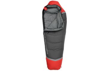 Image of ALPS Mountaineering Zenith 0 Sleeping Bag, Regular, Flame Red/Coal, 31in x 80in, 4351442