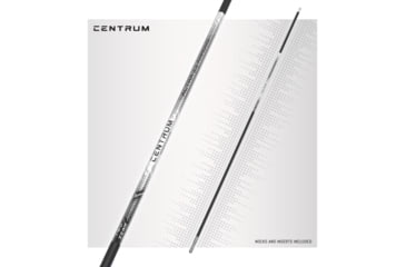 Image of Altra Arrows 204 Centrum Limited .001 Arrow Shafts, 250 Spine, Fletched , Set of 6, Black, AA-204P250B