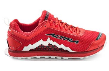 Image of Altra Arrows Lone Peak 1.5 Trail Running Shoe - Men's-Red/White-Medium-7 US
