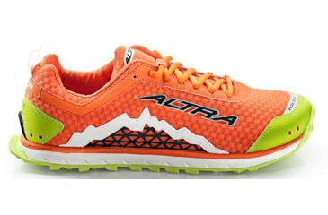 Image of Altra Arrows Lone Peak 1.5 Trail Running Shoe - Women's-Orange/Lime-Medium-11 US