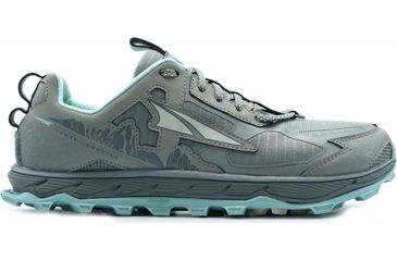 Image of Altra Arrows Lone Peak 4.5 Trailrunning Shoe - Womens, Natural Grey/Light Turquoise, 7.5 US, AL0A4QTX-246-7.5