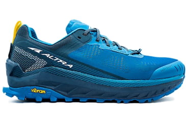 Image of Altra Arrows Olympus 4 Shoes - Mens, Blue/Yellow, 8, AL0A4VQM470-8-MED