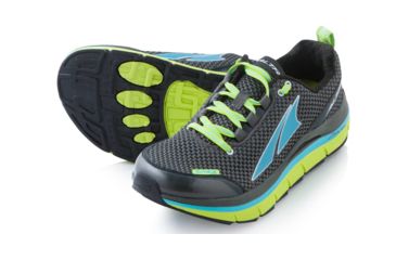 Image of Altra Arrows Olympus Trail Running Shoe - Women's-Black/Green-Medium-11 US