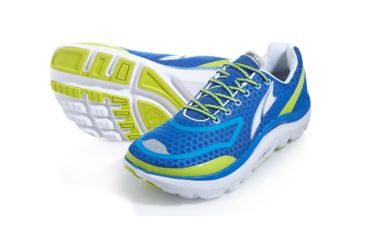 Image of Altra Arrows Paradigm Trail Running Shoe - Men's-Blue/Yellow-Medium-11 US