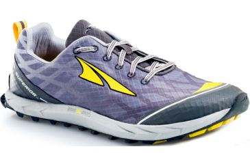 Image of Superior 2.0 Trail Running Shoe - Mens-Silver/Cyber Yellow-Medium-13