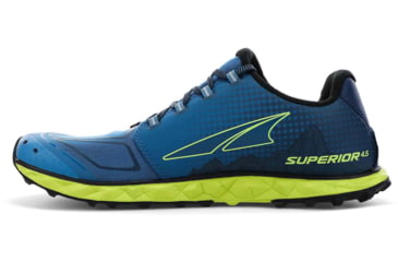 Image of Altra Arrows Superior 4.5 Trailrunning Shoes - Mens, Blue/Lime, 11, AL0A4VQB431-11-MED