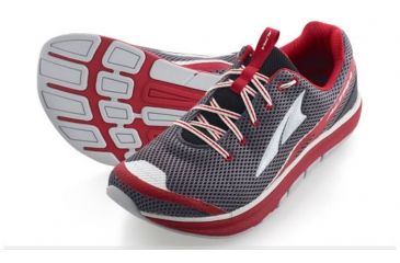 Image of Altra Arrows Torin 1.5 Road Running Shoe - Men's-Gray/Red-Medium-8 US