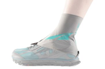 Image of Altra Arrows Footwear Trail Gaiter, Gray/Teal, Small, AL16301R233-S-