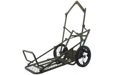 Image of Amacker Outdoors Climb &amp; Carry Deer Thief Tree Stand/Game Cart Combo AM82021 - Game cart configuration