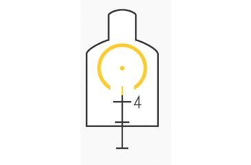 Image of Amber Horseshoe/Dot .223 Ballistic Reticle