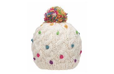 Image of Ambler Dots Beanie- Kids, White, Small, F18-0088-B/WHI-S/P1