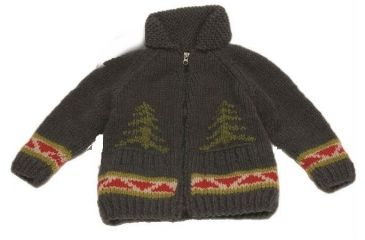 Image of Ambler Fox Sweater - Kid's-S/M -Slate