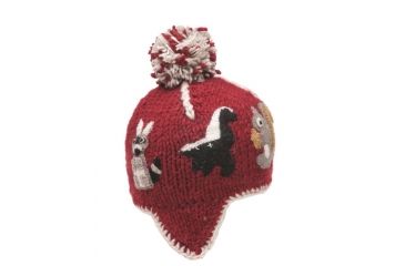 Image of Ambler Woodland Beanie - Kid's-Ruby-S/M
