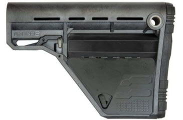 Image of Amend2 AMS Modular Mil-Spec Carbine Carbon-Reinforced Full Storage Model AR-15 AR Collapsible Buttstock, Black, A2AMSFULLCBN