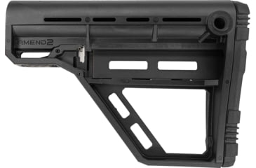 Image of Amend2 AMS Modular Mil-Spec Carbine Stock, Base Model, Black, A2AMSBASEBLK