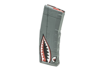 Image of Amend2 AR-15/M4/M16 Mod 2 Rifle Magazine Grey Flying Tiger 5.56x45mm NATO/.223 Rem 30/rd 26B8637A, AD556MOD2GFT30